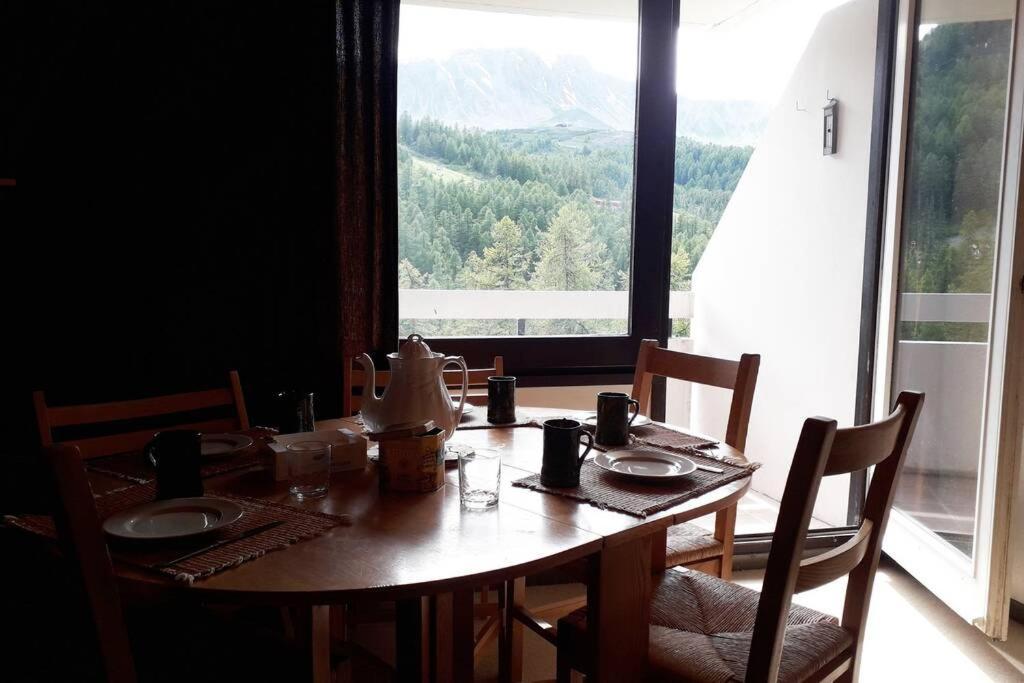 Studio Vue Sur La Montagne A Vars Les Claux Exterior photo